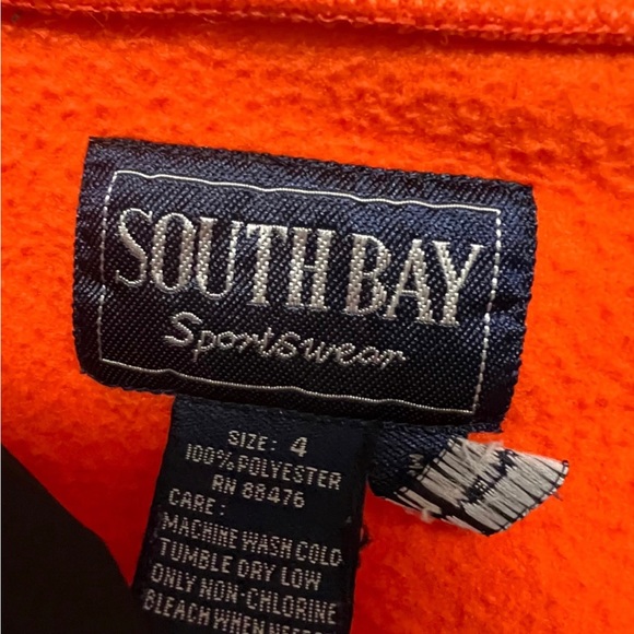 Auburn quarter zip fleece pull over with adjustable pull string - Picture 5 of 5